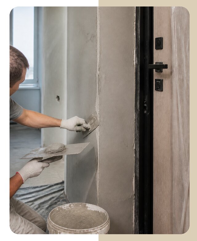 Штукатурка дверных откосов в Новомосковске по цене от 3614 р. | ДвериЛегко-Нвм