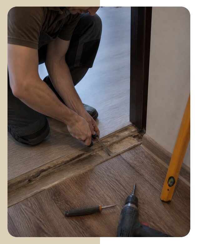Профессиональная замена порога входной двери в Новомосковске