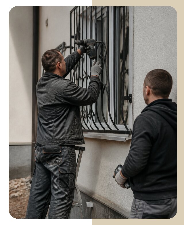 Установка наружных решеток в Новомосковске от 5059 р. | ДвериЛегко-Нвм