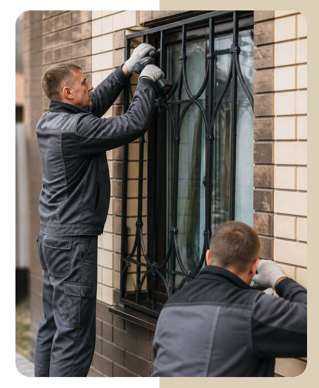 Установка решеток в дом в Новомосковске по цене от 3614 р. | ДвериЛегко-Нвм